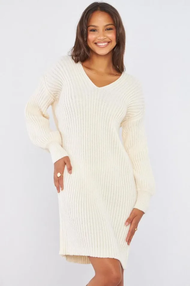 Women Robe Pull Beige Courte Beige Brentiny Paris Short Dresses