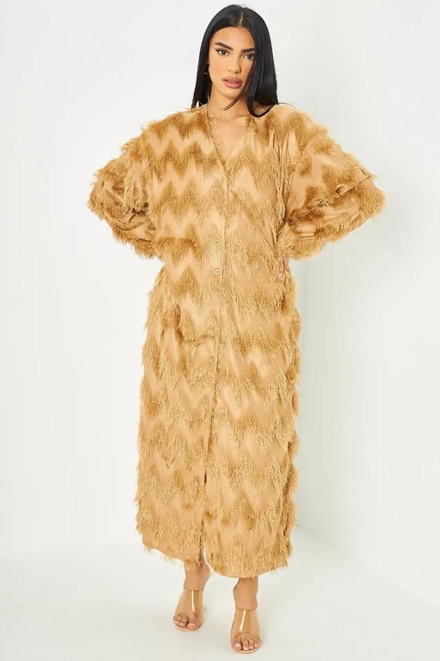 Women Robe Pull Longue En Poils Duveteux Beige Fonc Darkbeige Brentiny Paris Collection Ramadan Women Robe Pull Longue En Poils Duveteux Beige Fonc Darkbeige Brentiny Paris Collection Ramadan