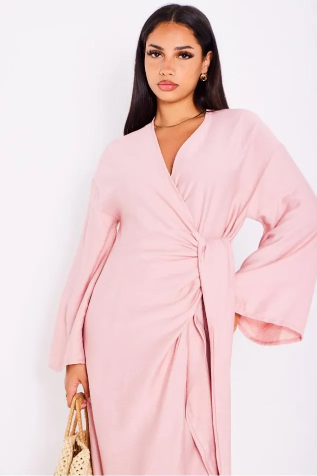 Women Robe Rose Empicement Superpos Nou Pink Brentiny Paris Short Dresses