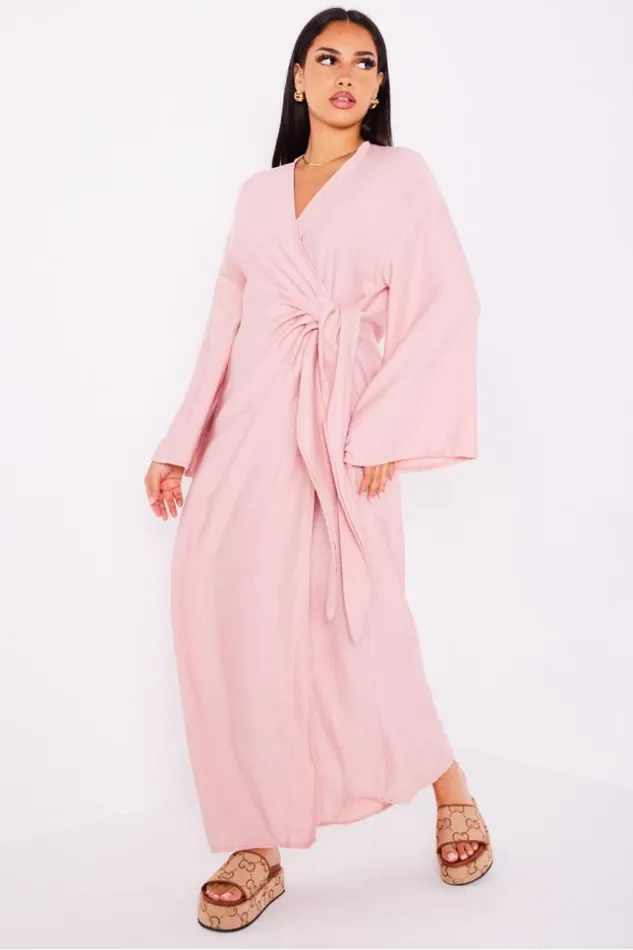 Women Robe Rose Empicement Superpos Nou Pink Brentiny Paris Short Dresses