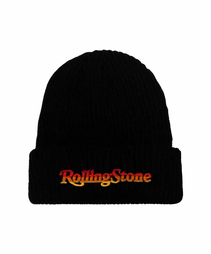 Women ROLLING STONE BEANIE 8211 BLACK Aviator Nation Beanies