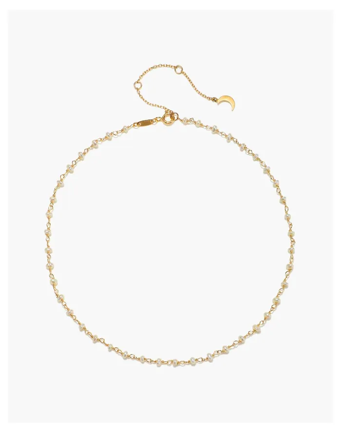 Women Satya Jewelry Scatter Light Pearl Choker White Madewell Necklaces Women Satya Jewelry Scatter Light Pearl Choker White Madewell Necklaces