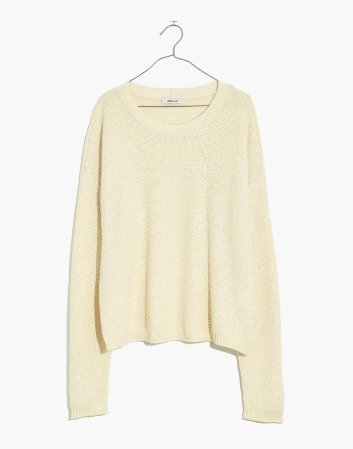 Women Seagrove Pullover Sweater Antique Cream Madewell Sweaters Women Seagrove Pullover Sweater Antique Cream Madewell Sweaters