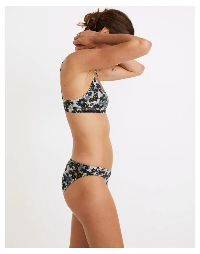 Women Second Wave Balconette Bikini Top In Daisy Reverie Dusty Pool Madewell Swim Women Second Wave Balconette Bikini Top In Daisy Reverie Dusty Pool Madewell Swim