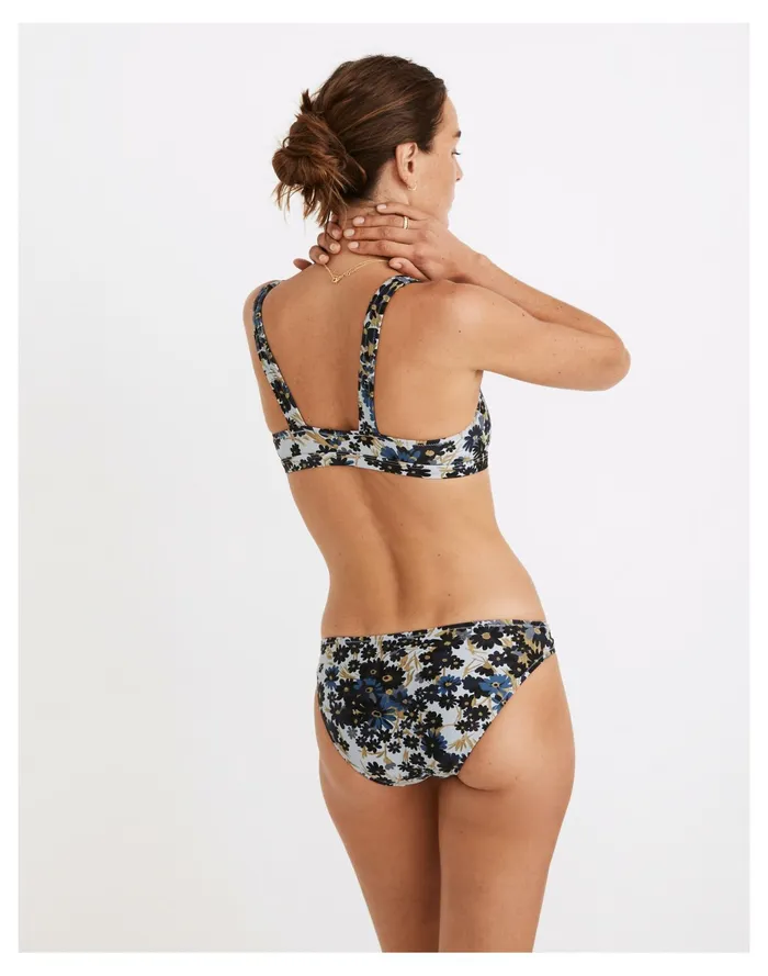 Women Second Wave Balconette Bikini Top In Daisy Reverie Dusty Pool Madewell Swim Women Second Wave Balconette Bikini Top In Daisy Reverie Dusty Pool Madewell Swim