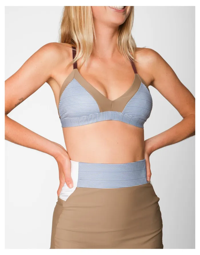 Women Seea Leucadia Bikini Top Purple Multi Madewell Swim Women Seea Leucadia Bikini Top Purple Multi Madewell Swim