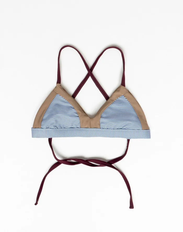 Women Seea Leucadia Bikini Top Purple Multi Madewell Swim Women Seea Leucadia Bikini Top Purple Multi Madewell Swim