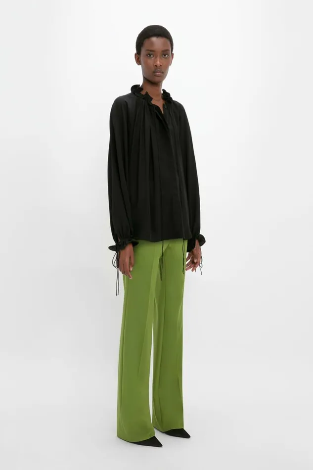 Women Shirts and Tops Victoria Beckham Ruched Detail Blouse In Black
