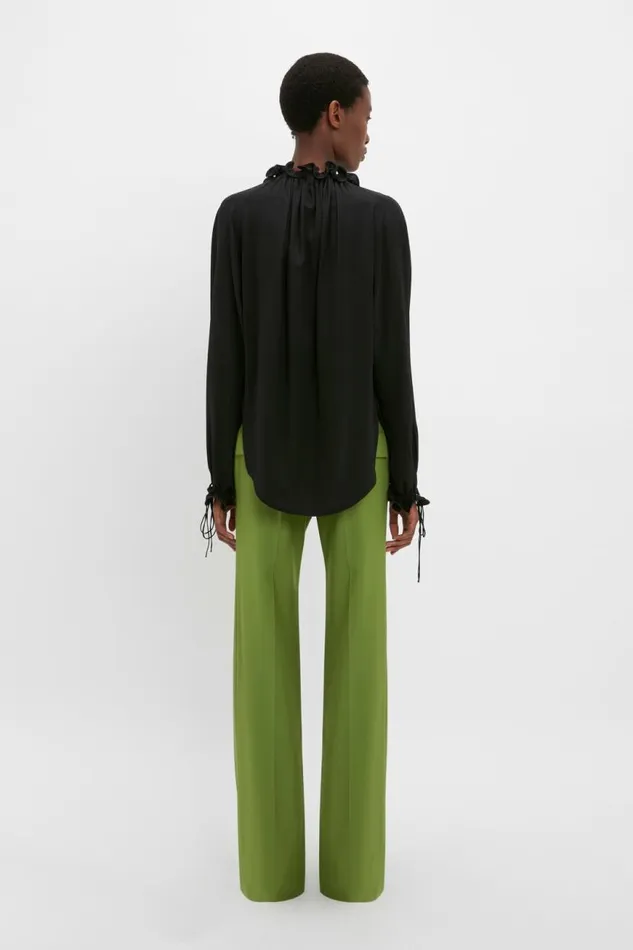 Women Shirts and Tops Victoria Beckham Ruched Detail Blouse In Black