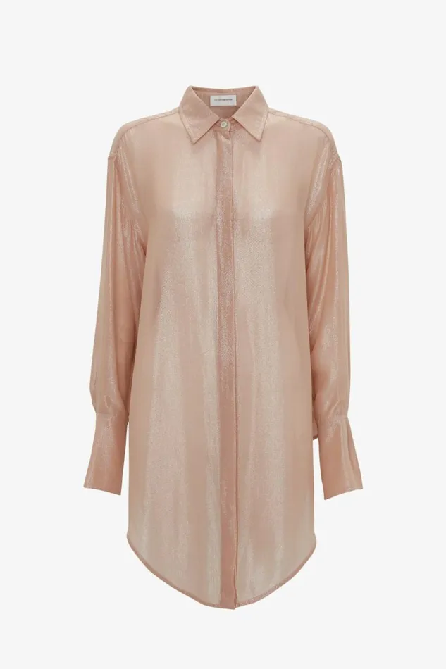 Women Shirts and Tops Victoria Beckham Wrap Front Blouse In Rosewater