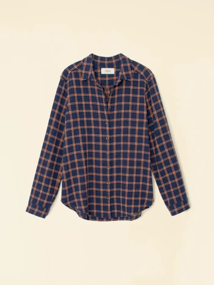 Women Shirts Xirena Navy Brick Scout Shirt