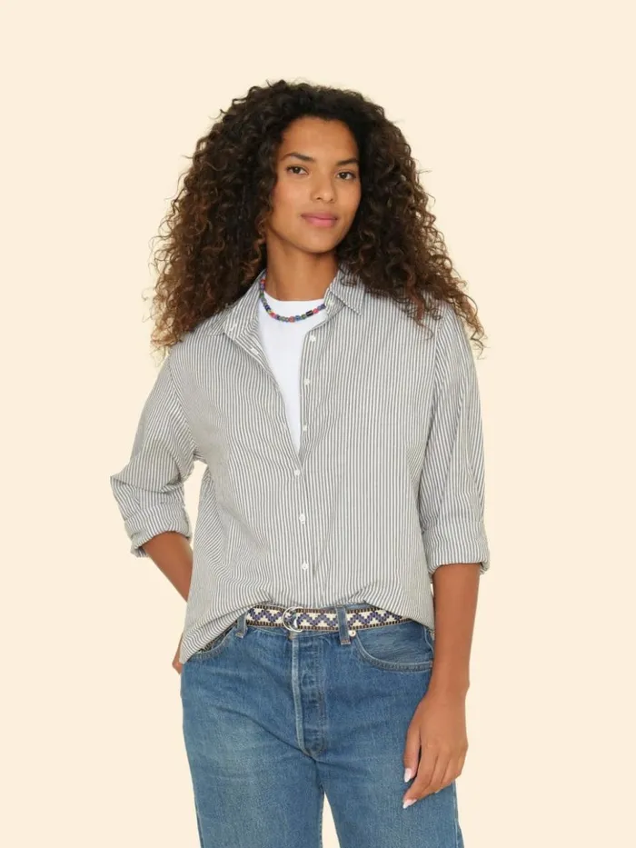 Women Shirts Xirena Sage White Beau Shirt