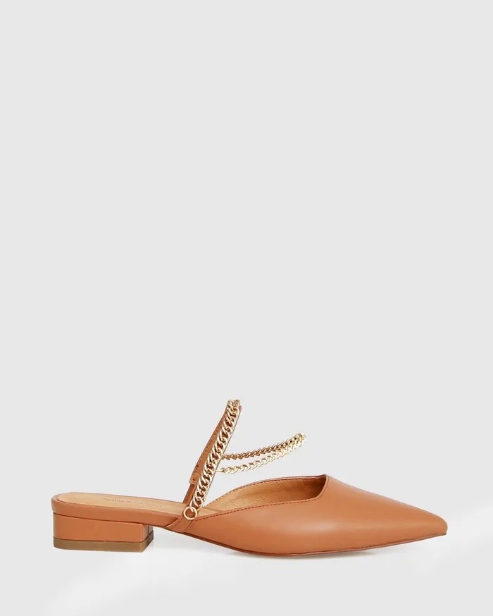 Women Shoes Belle and Bloom On The Go Leather Flat 8211 Camel