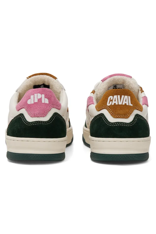 Women Shoes Playground Multico Baskets Cuir Blanc Des Petits Hauts Shoes and Socks