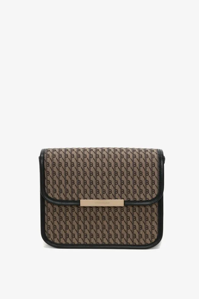 Women Shoulder Bags Victoria Beckham Chain Shoulder Bag In VB Monogram Jacquard
