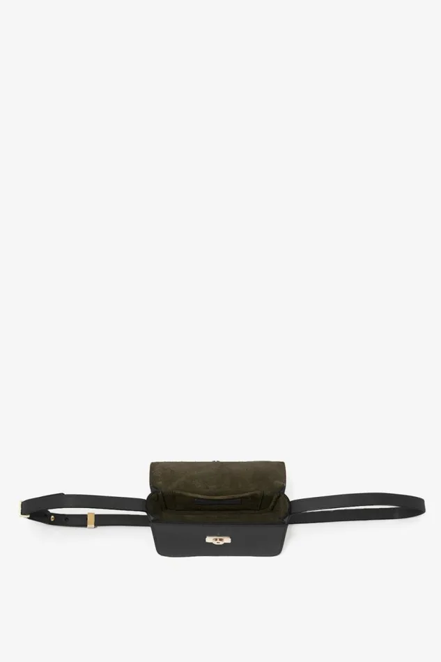 Women Shoulder Bags Victoria Beckham Mini Chain Shoulder Bag In Black Leather
