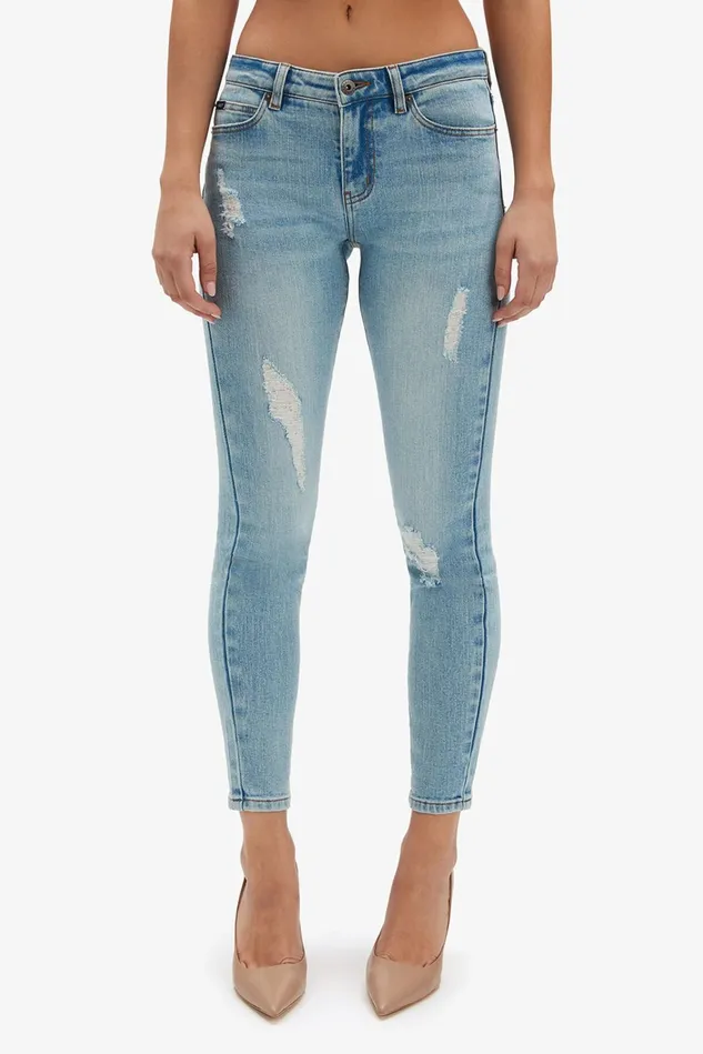 Women Skinny Jeans Bardot Kate Mid Blue Jeans In Mid Blue Mid Blue