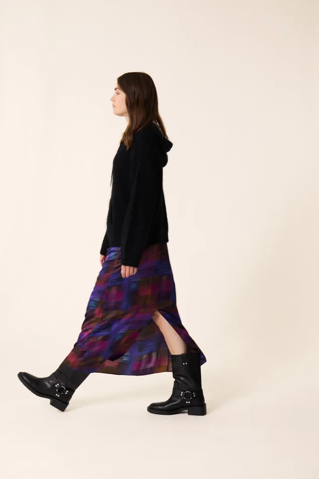 Women Skirt Evali Anoki Jupe Viscose Multicolore Des Petits Hauts Dresses and Skirts