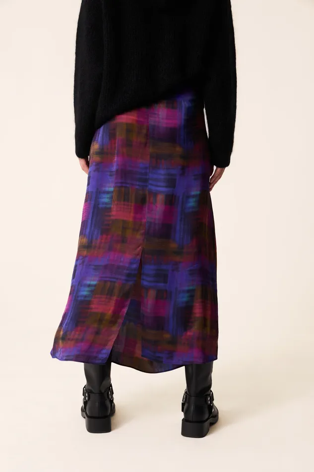 Women Skirt Evali Anoki Jupe Viscose Multicolore Des Petits Hauts Dresses and Skirts