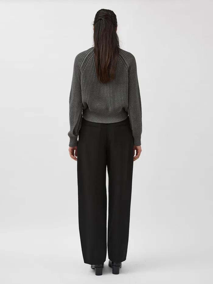 Women St Agni 8211 Split Sleeve Jumper In Grey Smoke The UNDONE Tops