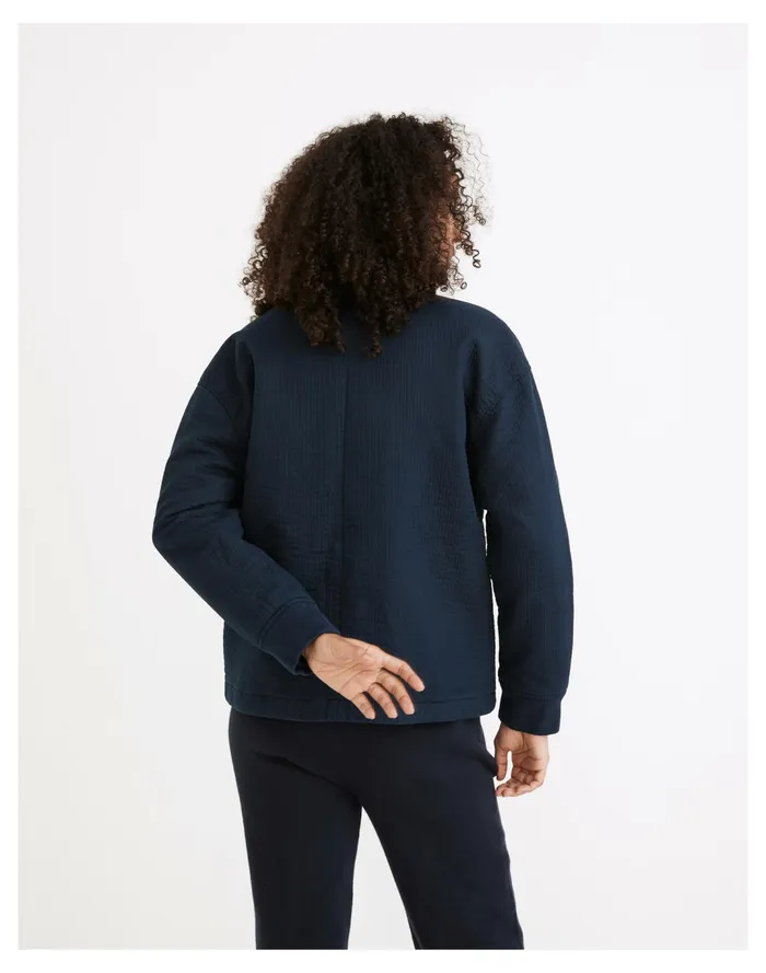 Women Stitched Texture Denim Jacket Dark Baltic Madewell Jackets Women Stitched Texture Denim Jacket Dark Baltic Madewell Jackets