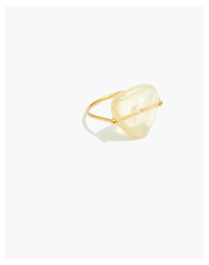 Women Stone Collection Citrine Ring Citrine Madewell Rings