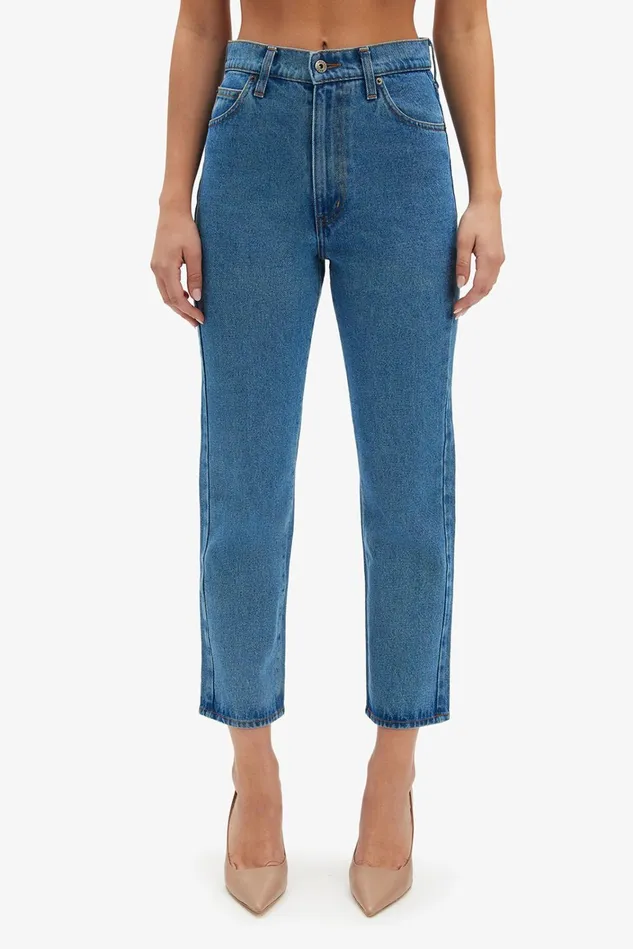 Women Straight Jeans Bardot Gisele Straight Leg Jeans In Indigo Indigo