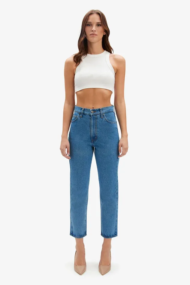 Women Straight Jeans Bardot Gisele Straight Leg Jeans In Indigo Indigo