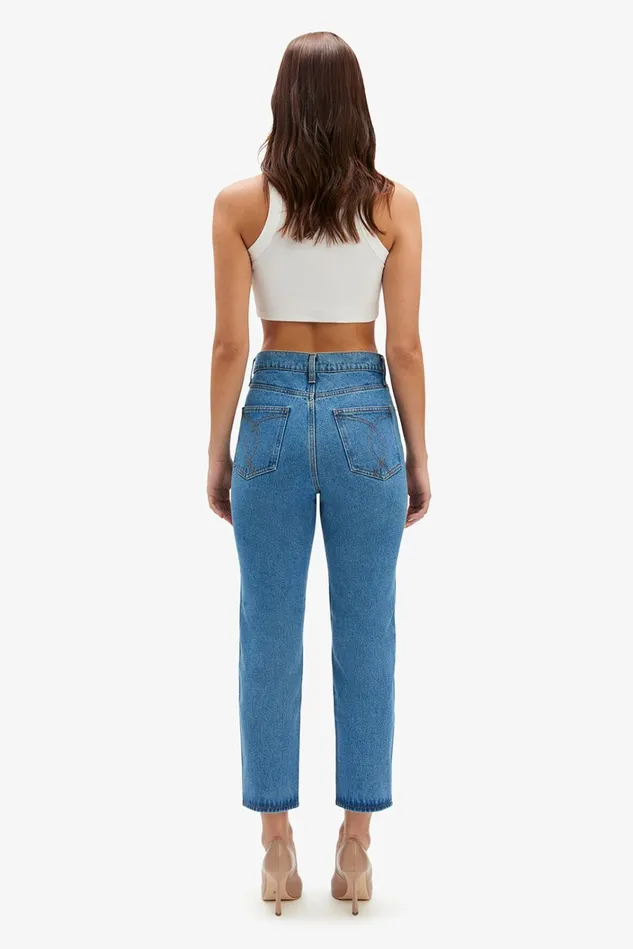 Women Straight Jeans Bardot Gisele Straight Leg Jeans In Indigo Indigo