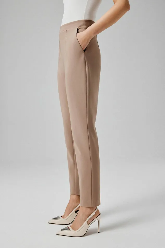 Women Suiting Lavish Alice JAYDE Tailored Trouser In Mushroom Mushroom