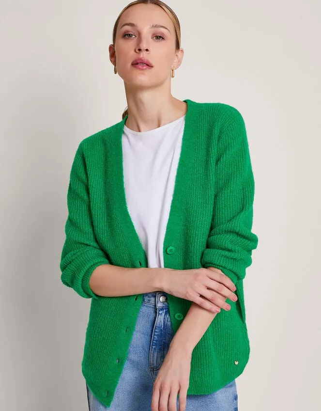 Women Sula Supersoft Cardigan Green Monsoon Cardigans