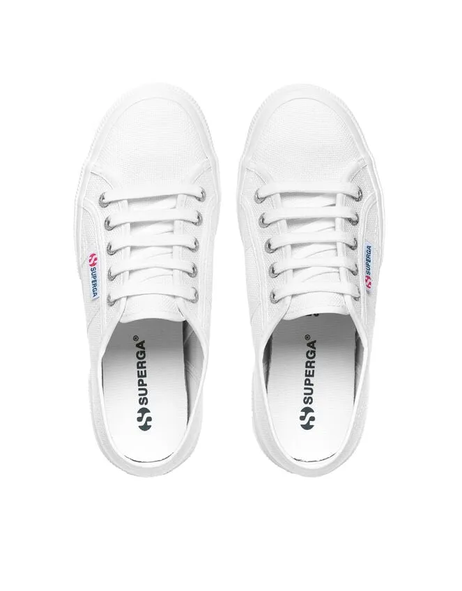 Women Superga 2750 Cotu Classic Trainers White Monsoon Flats