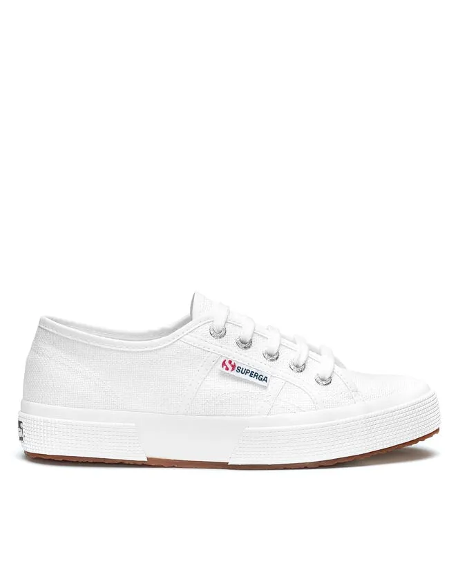 Women Superga 2750 Cotu Classic Trainers White Monsoon Flats
