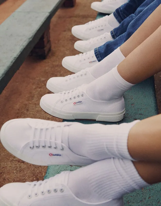 Women Superga 2750 Cotu Classic Trainers White Monsoon Flats