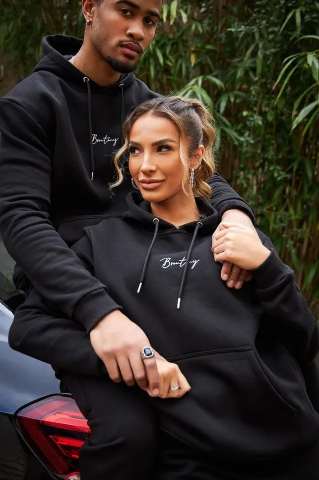 Women Sweat Capuche Noir Inscription Brentiny Black Brentiny Paris Sweaters and Sweatshirts Women Sweat Capuche Noir Inscription Brentiny Black Brentiny Paris Sweaters and Sweatshirts