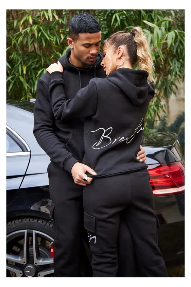 Women Sweat Capuche Noir Inscription Brentiny Black Brentiny Paris Sweaters and Sweatshirts Women Sweat Capuche Noir Inscription Brentiny Black Brentiny Paris Sweaters and Sweatshirts