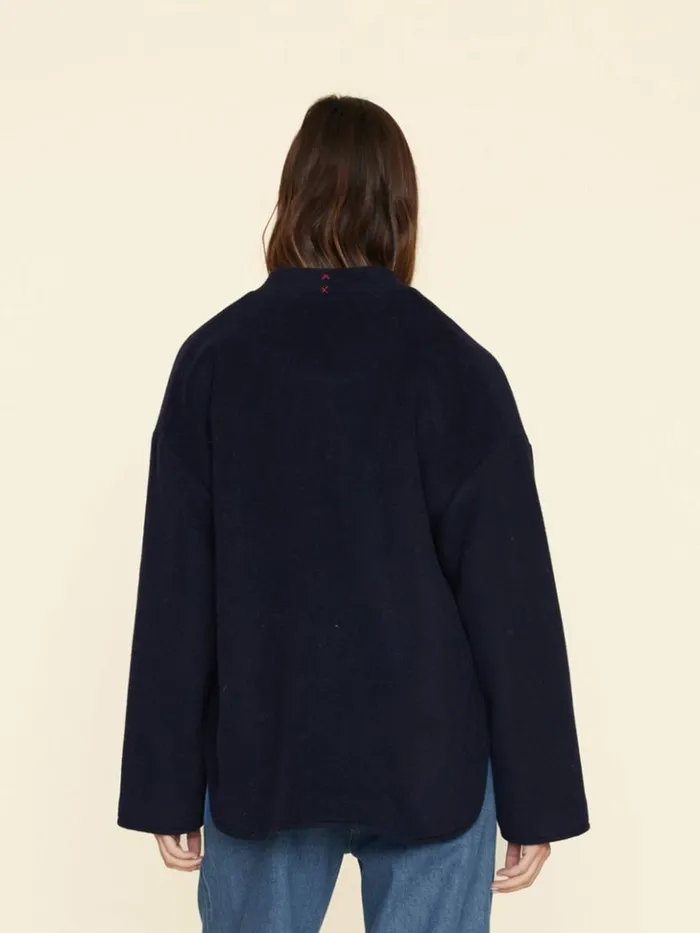Women Sweaters and Jackets Xirena Dark Navy Reeva Jacket