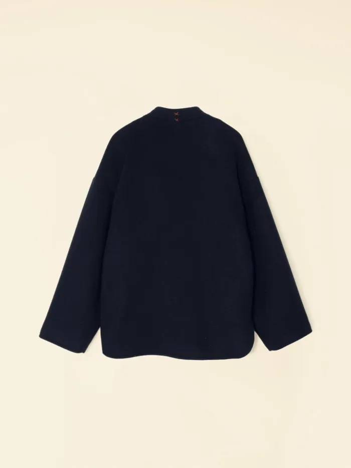 Women Sweaters and Jackets Xirena Dark Navy Reeva Jacket