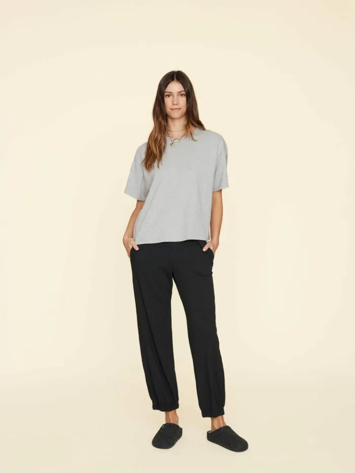 Women Sweats and Tees Xirena Black Crispin Pant