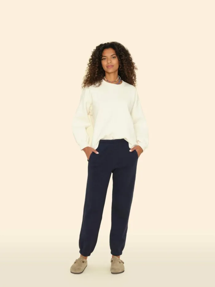 Women Sweats and Tees Xirena Navy Davis Sweatpant