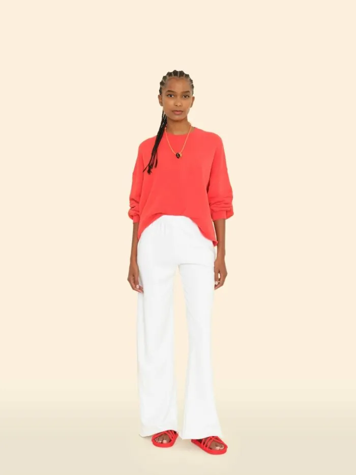 Women Sweats and Tees Xirena White Emmette Sweatpant