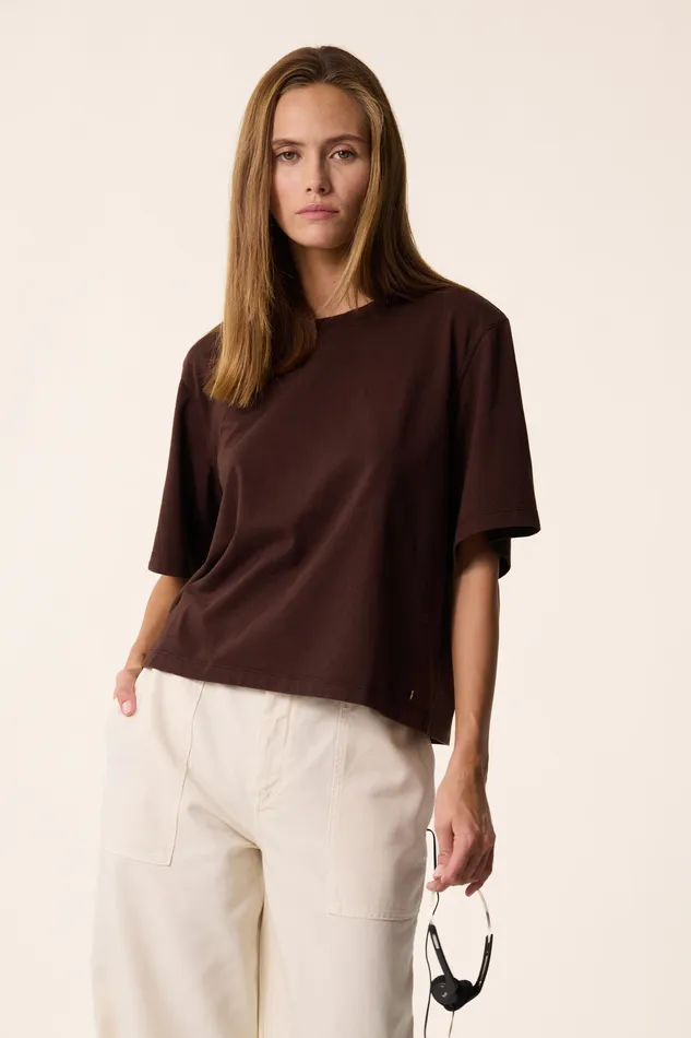 Women TShirt Jerry Ours TShirt Coton Marron Des Petits Hauts TShirts and Sweatshirts