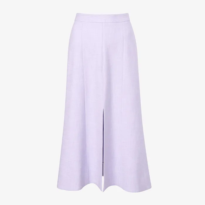 Women The Eva Skirt 8211 Stretch Tweed LilacIvory Skirts M M LaFleur