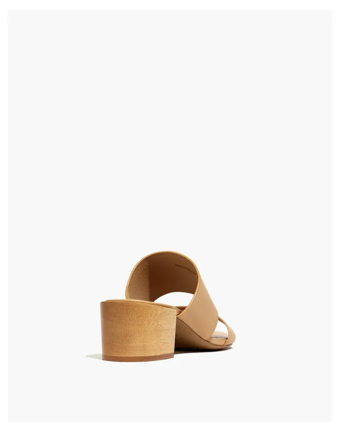 Women The Kiera Mule Sandal Vintage Beige Madewell Heels Women The Kiera Mule Sandal Vintage Beige Madewell Heels