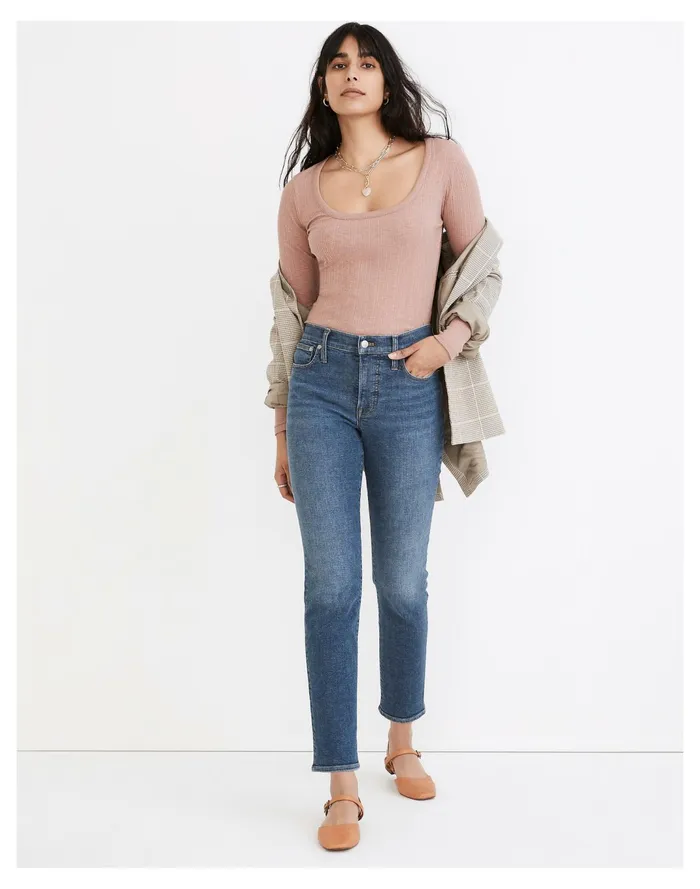 Women The Mid Rise Perfect Vintage Jean In Colwyn Wash Colwyn Wash Madewell Jeans