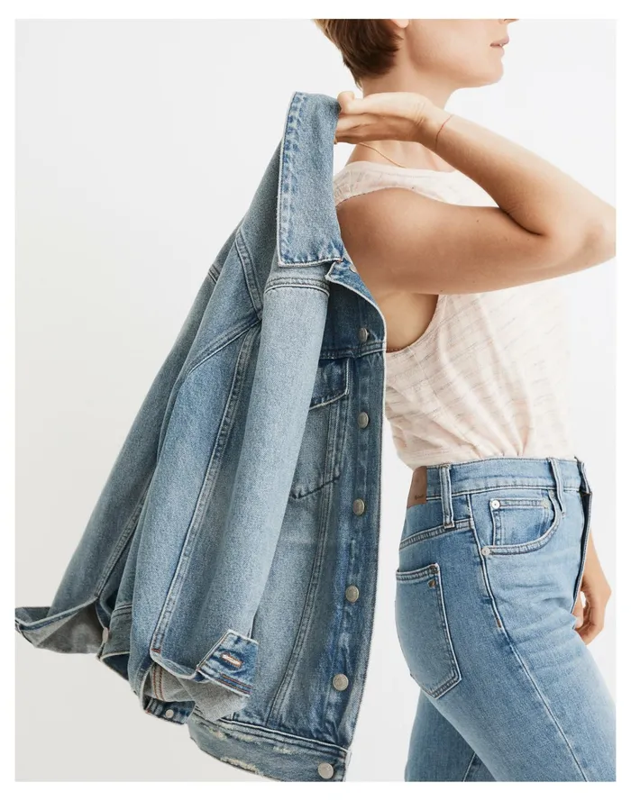 Women The Oversized Trucker Jean Jacket In Akenside Wash Akenside Wash Madewell Jackets Women The Oversized Trucker Jean Jacket In Akenside Wash Akenside Wash Madewell Jackets