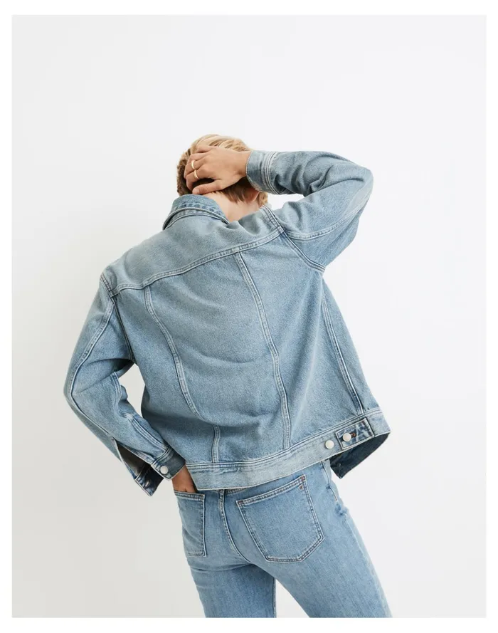 Women The Oversized Trucker Jean Jacket In Akenside Wash Akenside Wash Madewell Jackets Women The Oversized Trucker Jean Jacket In Akenside Wash Akenside Wash Madewell Jackets