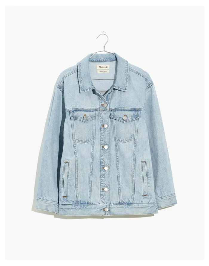 Women The Oversized Trucker Jean Jacket In Fitzgerald Wash Fitzgerald Wash Madewell Jackets Women The Oversized Trucker Jean Jacket In Fitzgerald Wash Fitzgerald Wash Madewell Jackets