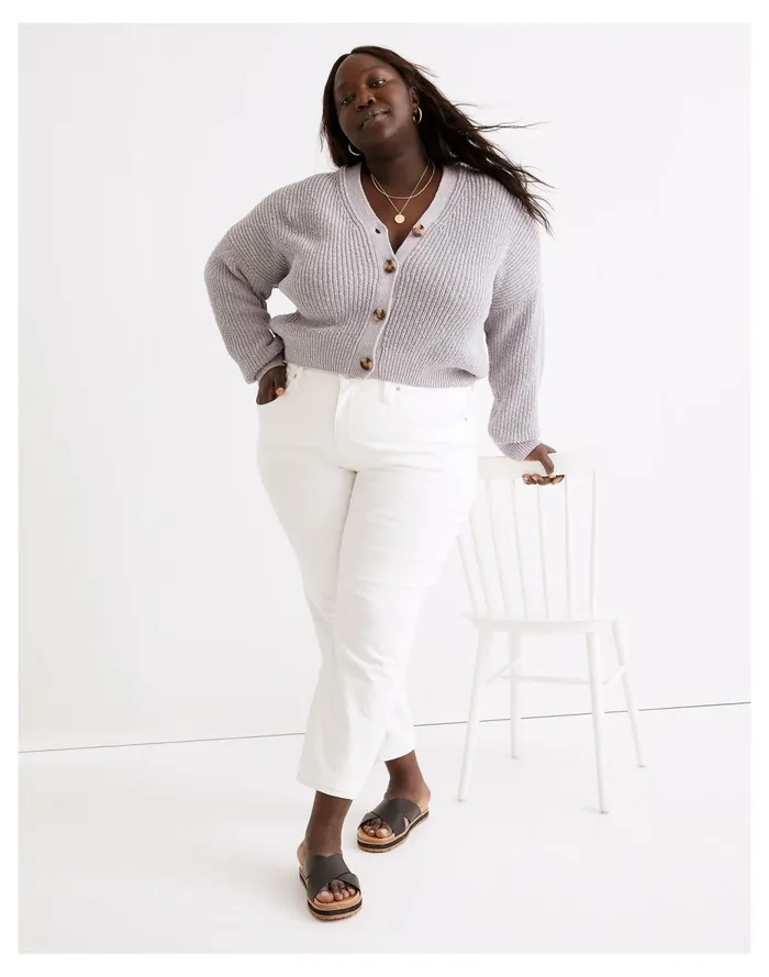 Women The Plus Curvy Perfect Vintage Jean In Tile White Tile White Madewell Jeans