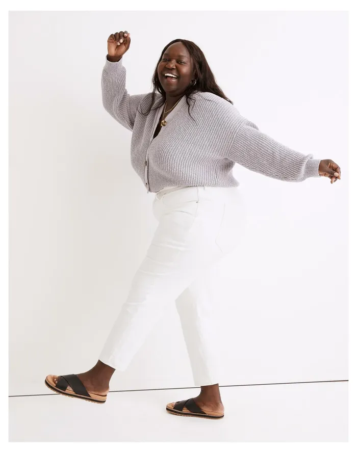 Women The Plus Curvy Perfect Vintage Jean In Tile White Tile White Madewell Jeans Women The Plus Curvy Perfect Vintage Jean In Tile White Tile White Madewell Jeans